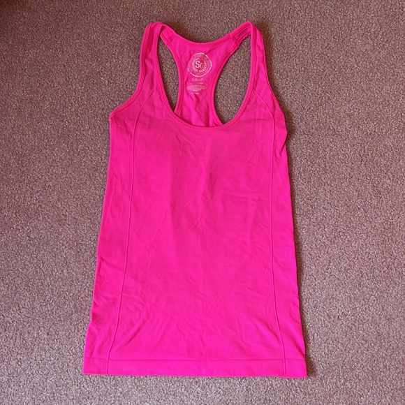 SO Tops - SO Pink Racerback Tank Size Small